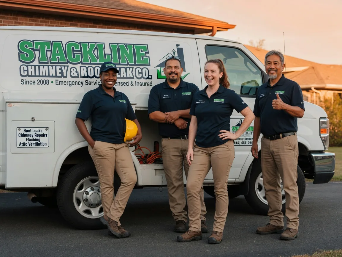 Chimney flashing repair company in Long Grove, IA